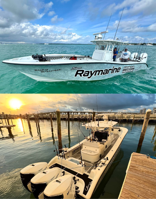 TACO Marine Pro Ambassador Team Raymarine